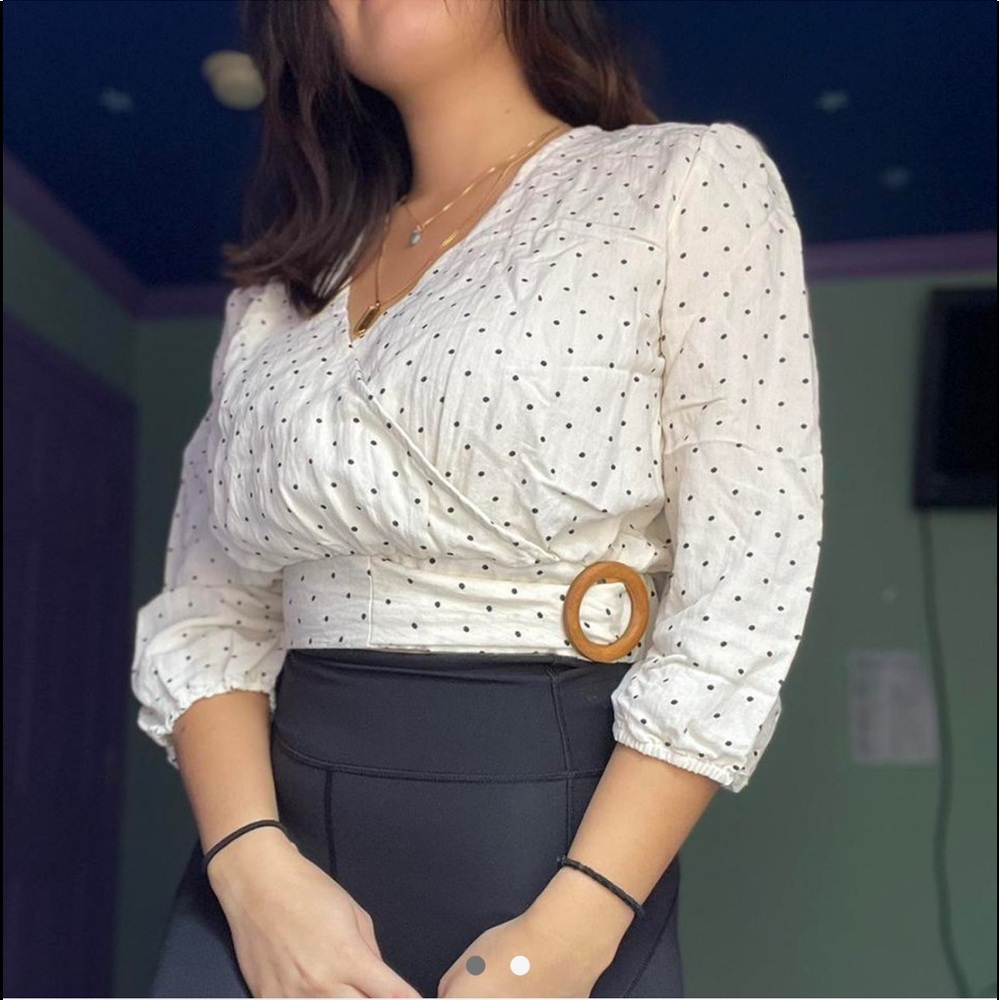 Polka dot top